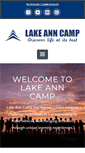 Mobile Screenshot of lakeanncamp.com